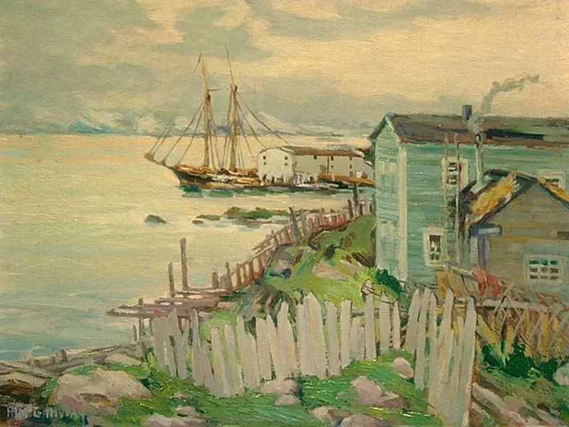1864-Florence Helena McGillivray - Porto di St. Anthony, Terranova - Galleria Nazionale del Canada